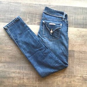 Hudson Collin Skinny Leg Mid-Rise Jeans